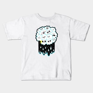 Cloudy and Rainy Nights Kids T-Shirt